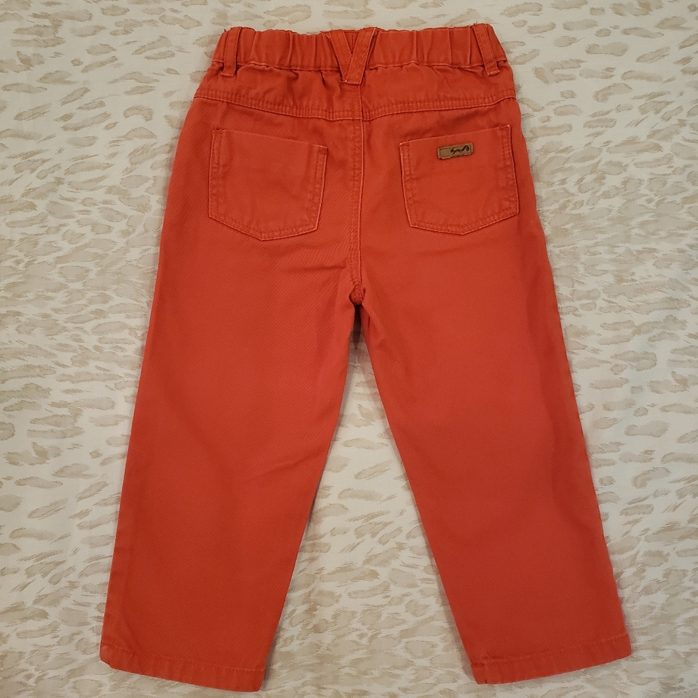 CYRILLUS Orange Chinos 24M - Picture 4 of 7